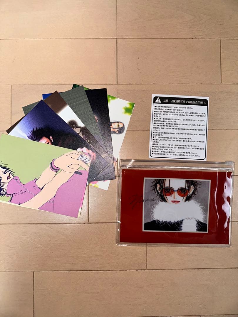 矢沢あい展『NANA』ポストカード キャンパスボード ポスター ポケット付メモ