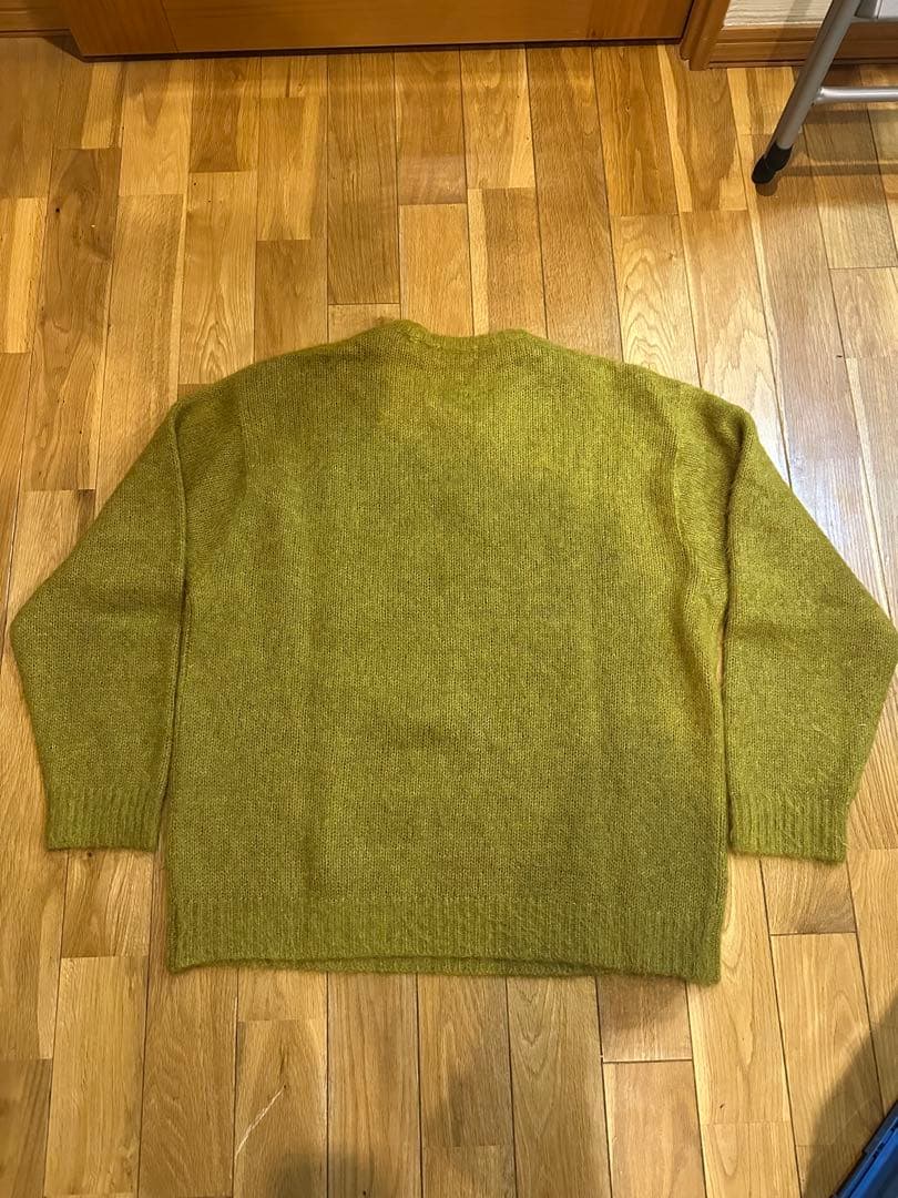 Supreme マスタード色　モヘアセーター