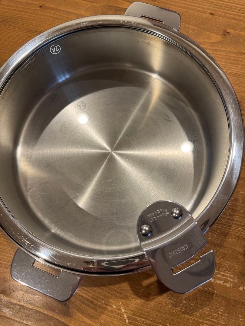 CRISTEL クリステル L シリーズ 浅鍋 24cm蓋とセット