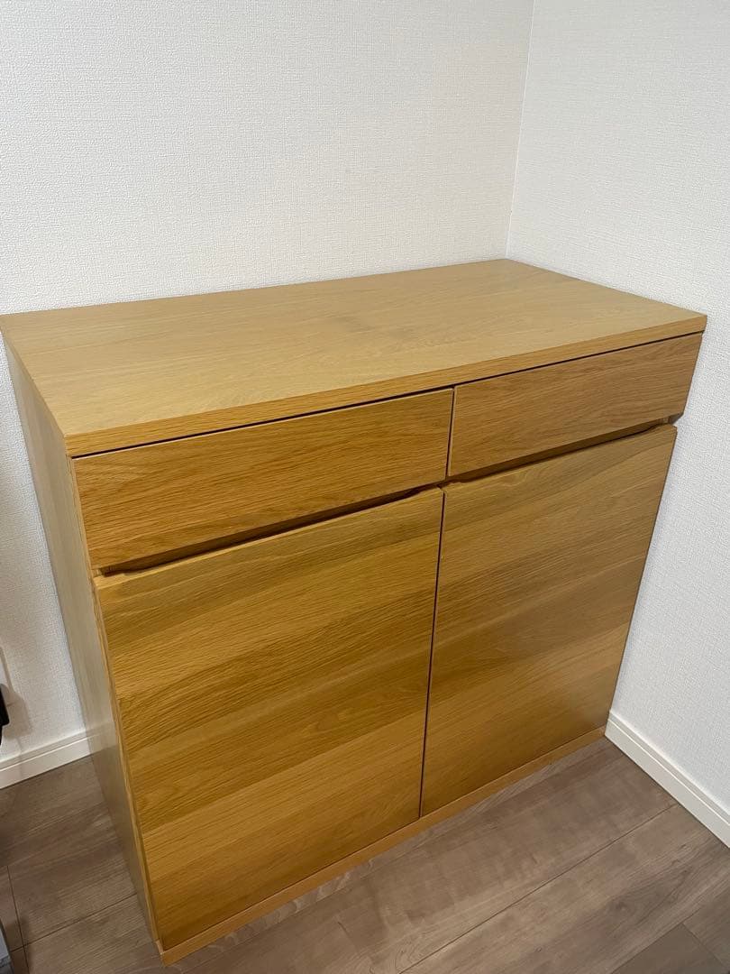 もも【引き取り限定】無印良品　キャビネット