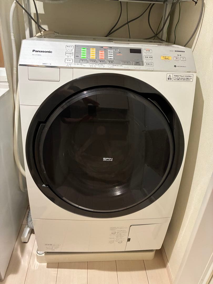 Panasonic ドラム式洗濯機 ホワイトNA-VX3800L