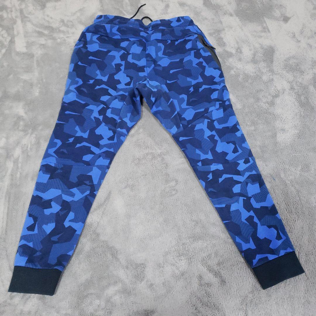 NIKE　テックフリース　セットアップ　青　カモフラ　幾何学　　バラ売不可