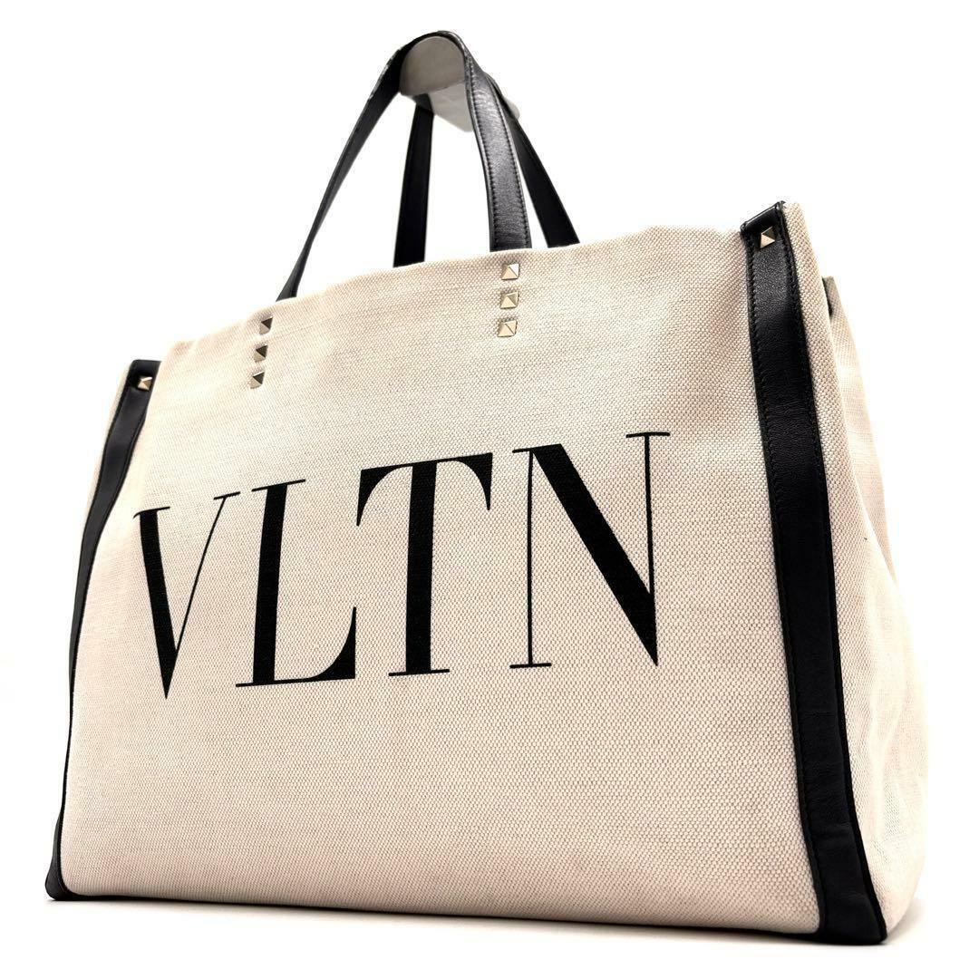 正規品 ヴァレンティノ トートバッグ 大容量 キャンバス レザー ユニセックス