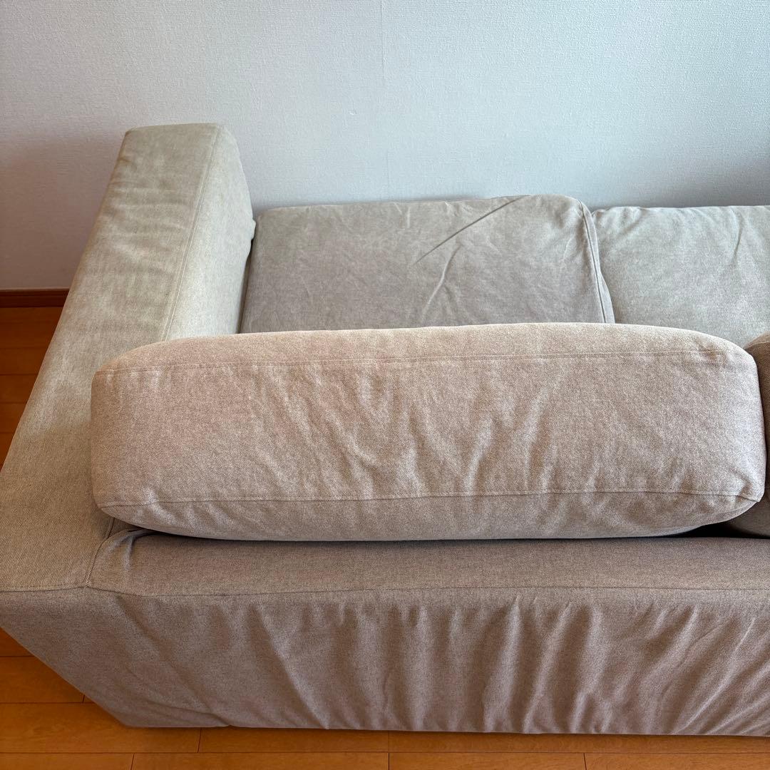 MUJI 無印良品　2人掛け　ソファ　事務