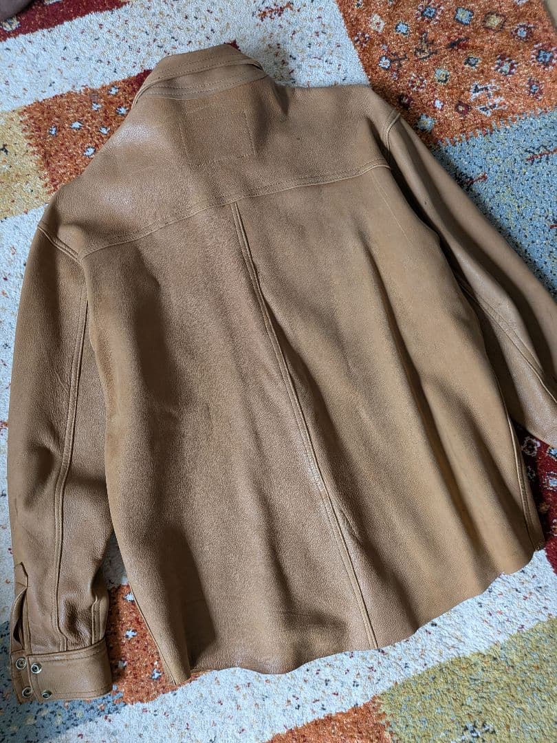 80s USA製 BRANDED GARMENTS Leather Jacket