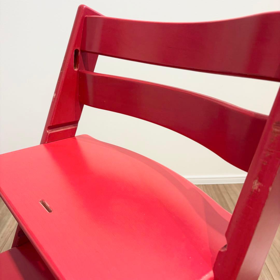 STOKKE！ストッケ トリップトラップ ベビー キッズチェア 椅子 レッド赤