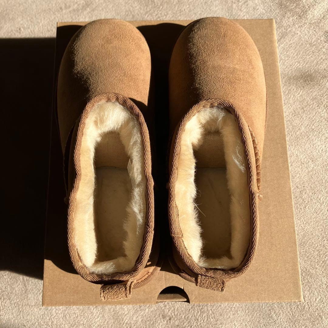 【新品未使用】UGG 定番 クラシックウルトラ ミニ ブーツ もこもこ ムートン