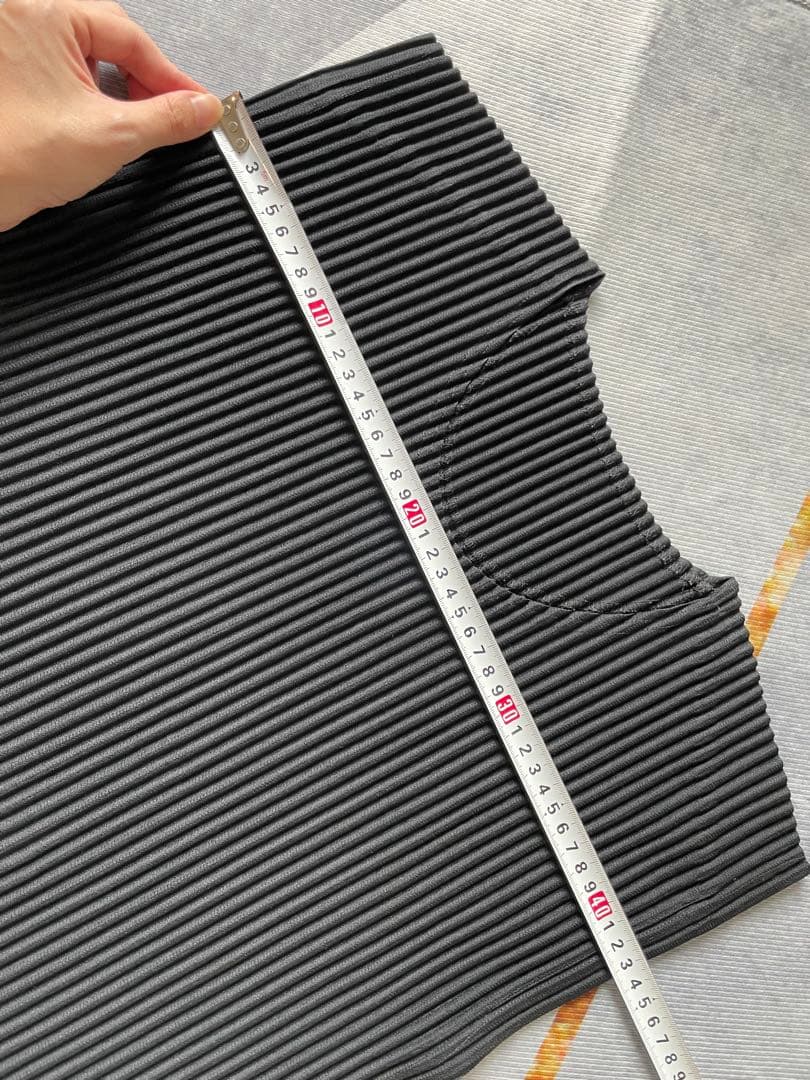 【極美品】HOMME PLISSÉ ISSEY MIYAKE プリーツベスト