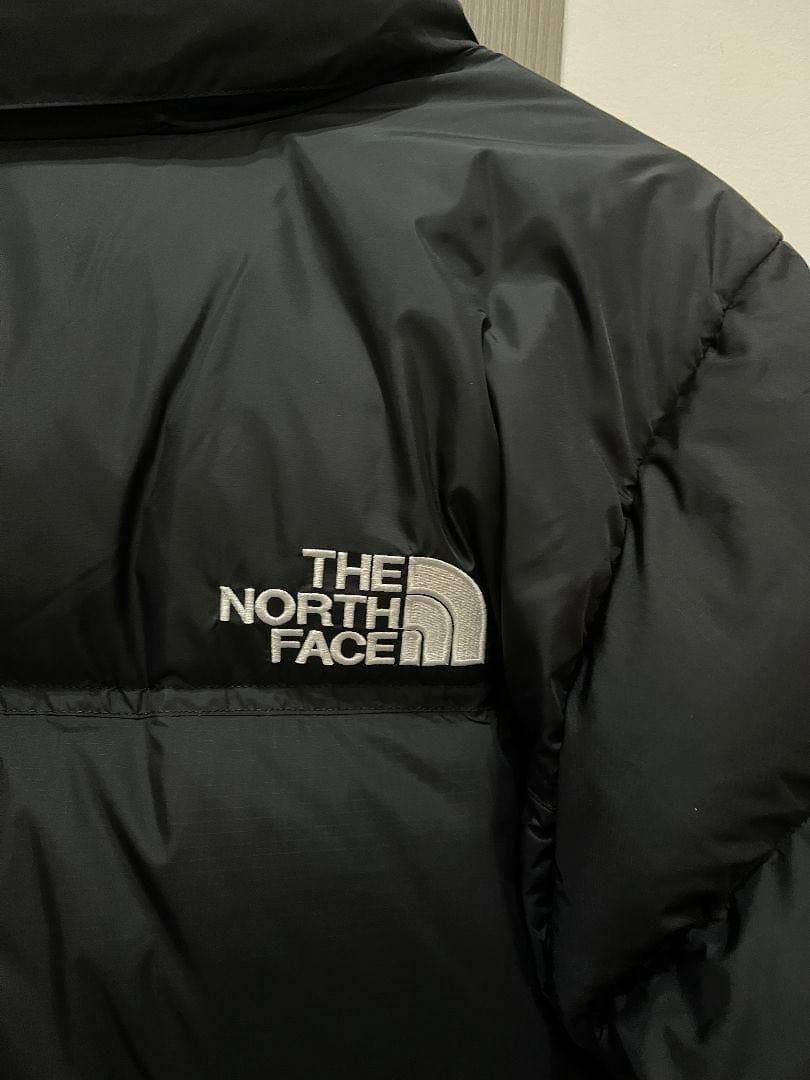 極美品【M】ノースフェイス ヌプシ ブラック ダウンジャケット
