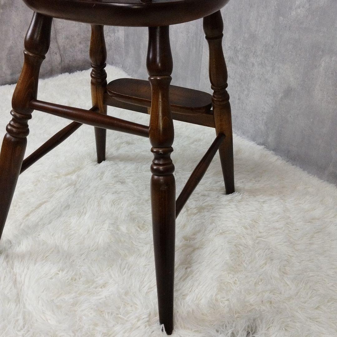 【送料込み】 飛騨産業・キツツキマーク・ハイチェア・子供用ベビーチェア