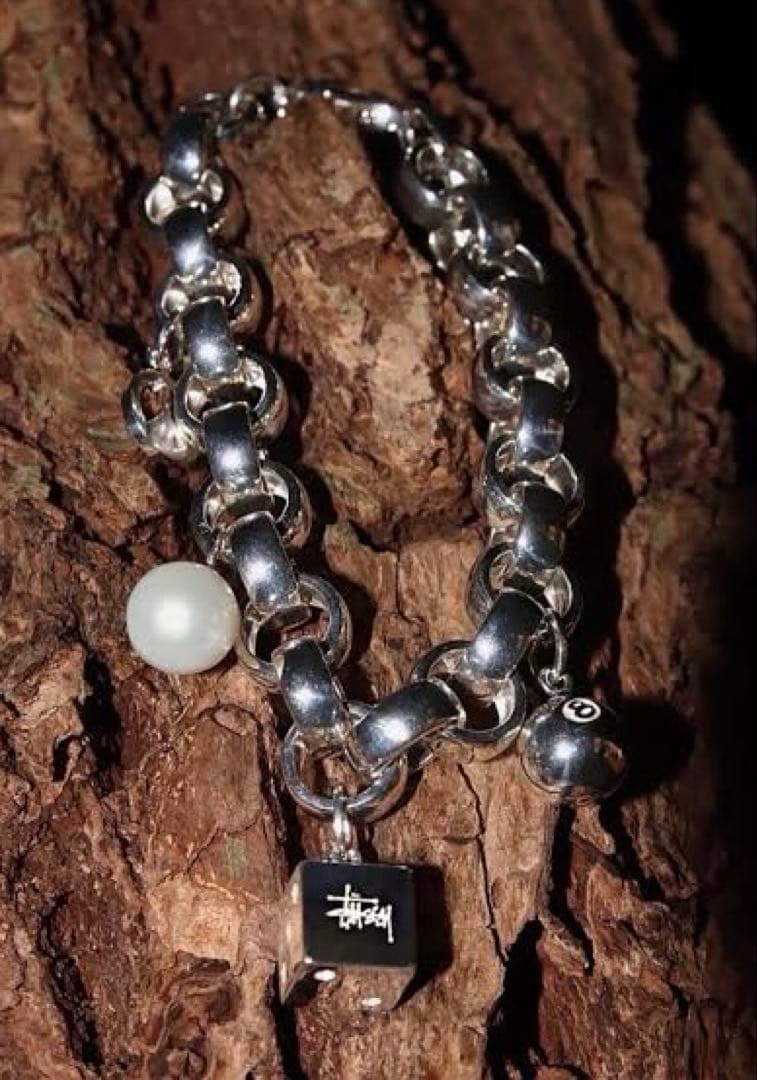 アクセサリー STUSSY Icon Charm Bracelet