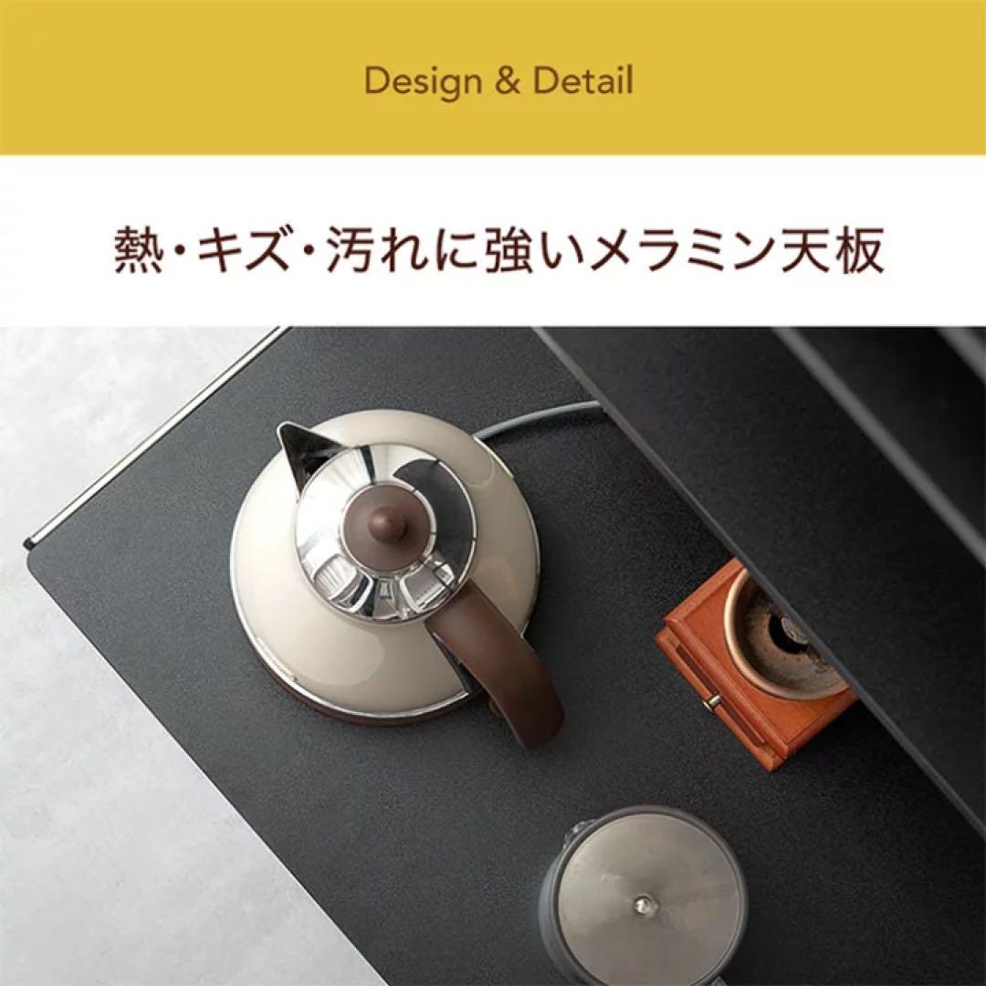 レンジ台 幅60 6段 大型レンジ対応 高耐荷設計 スライド棚