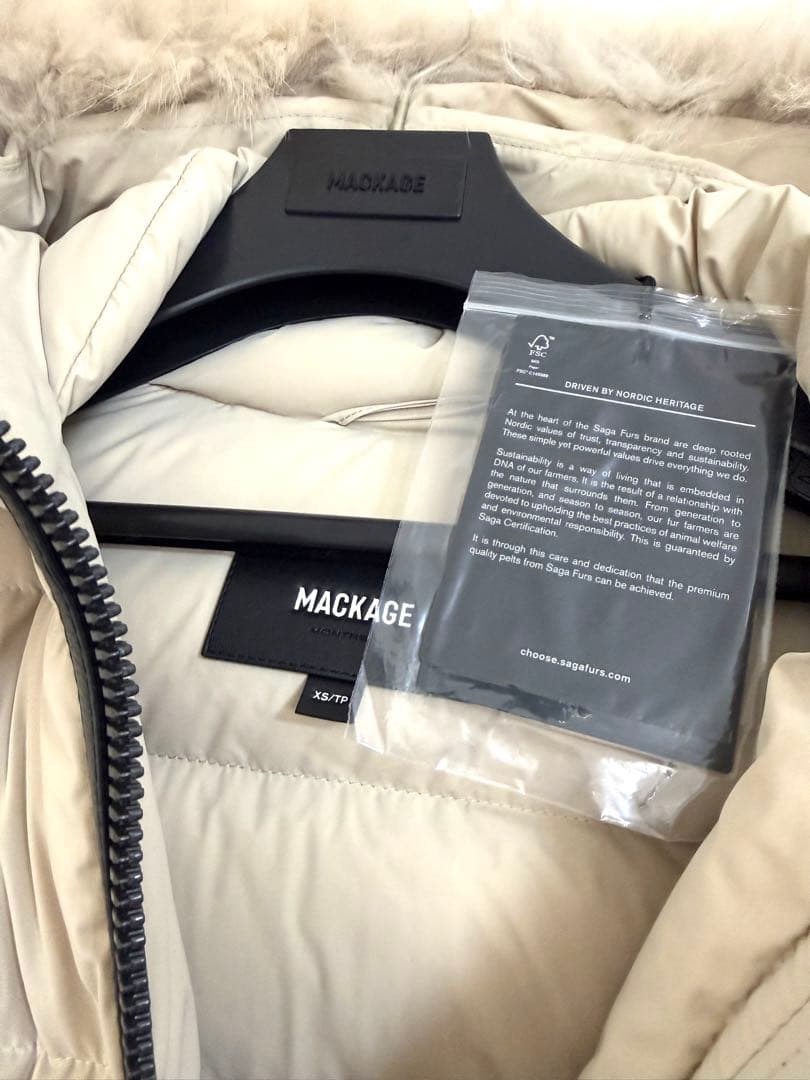 ひーちゃん 新品正規品 Mackage CALLA ダウンジャケット