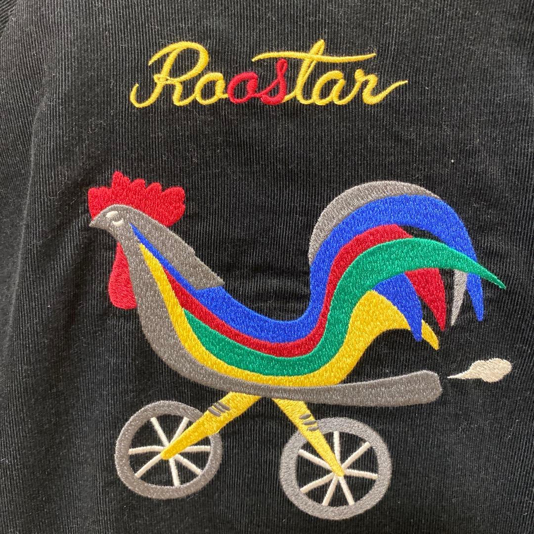 rotarパンダ刺繍 スカジャン 緑と白