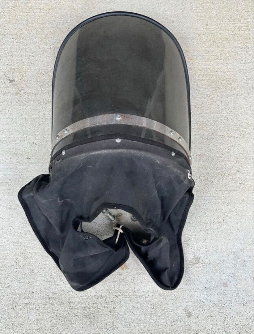 旭風防　ブラック風防　スモーク　黒布タレ　レア？　当時物？　z-father