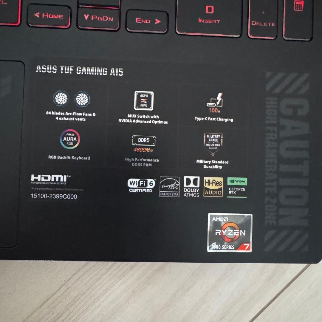 ゲーミングPC RTX4050 保証付き