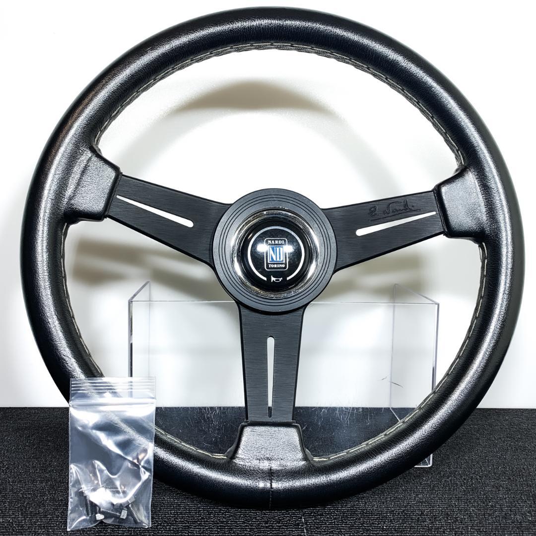 33φ ナルディ クラシック ブラックスポーク 正規品 美品 ホーンリング付