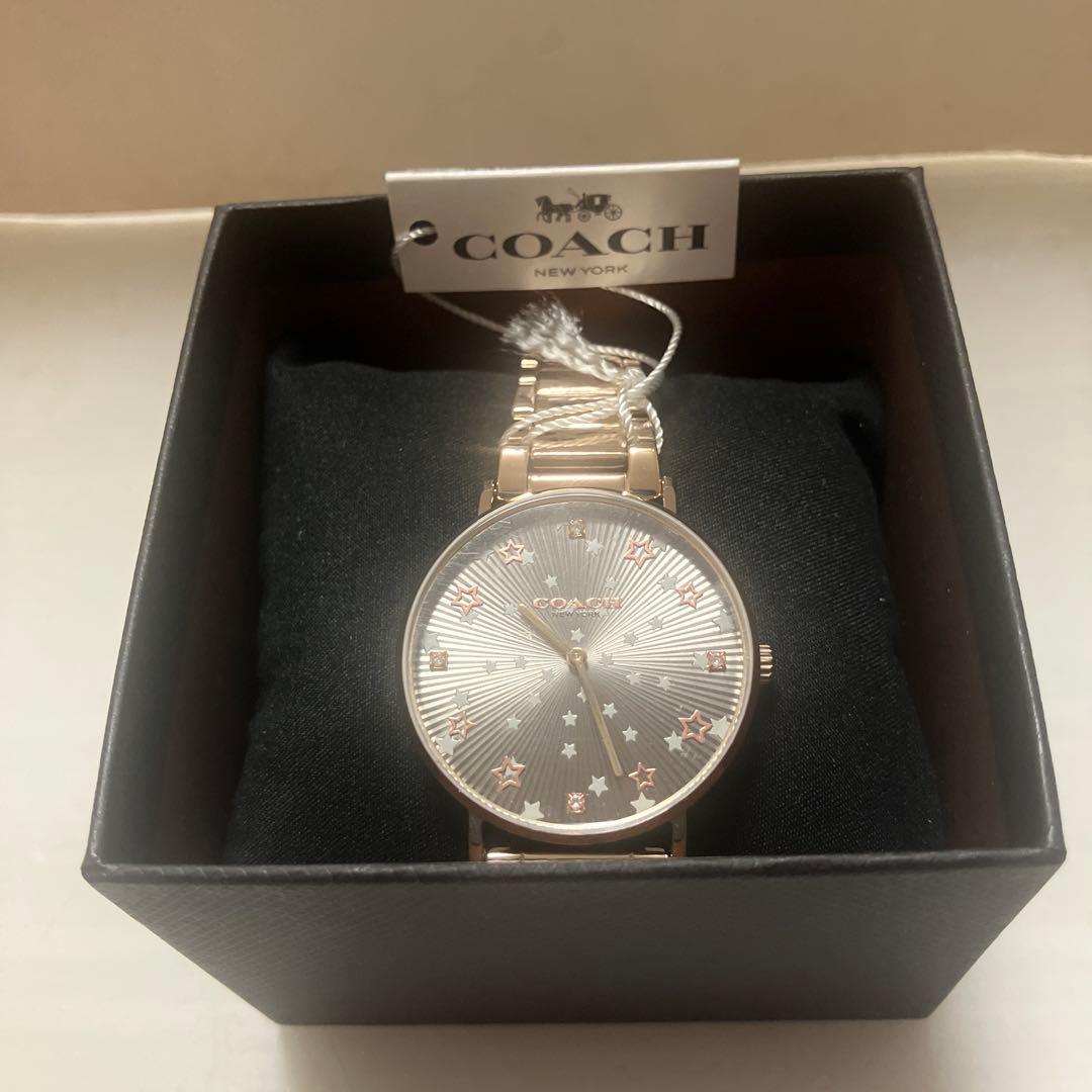 【新品未使用】COACH コーチ 腕時計 Perry Starry Dial