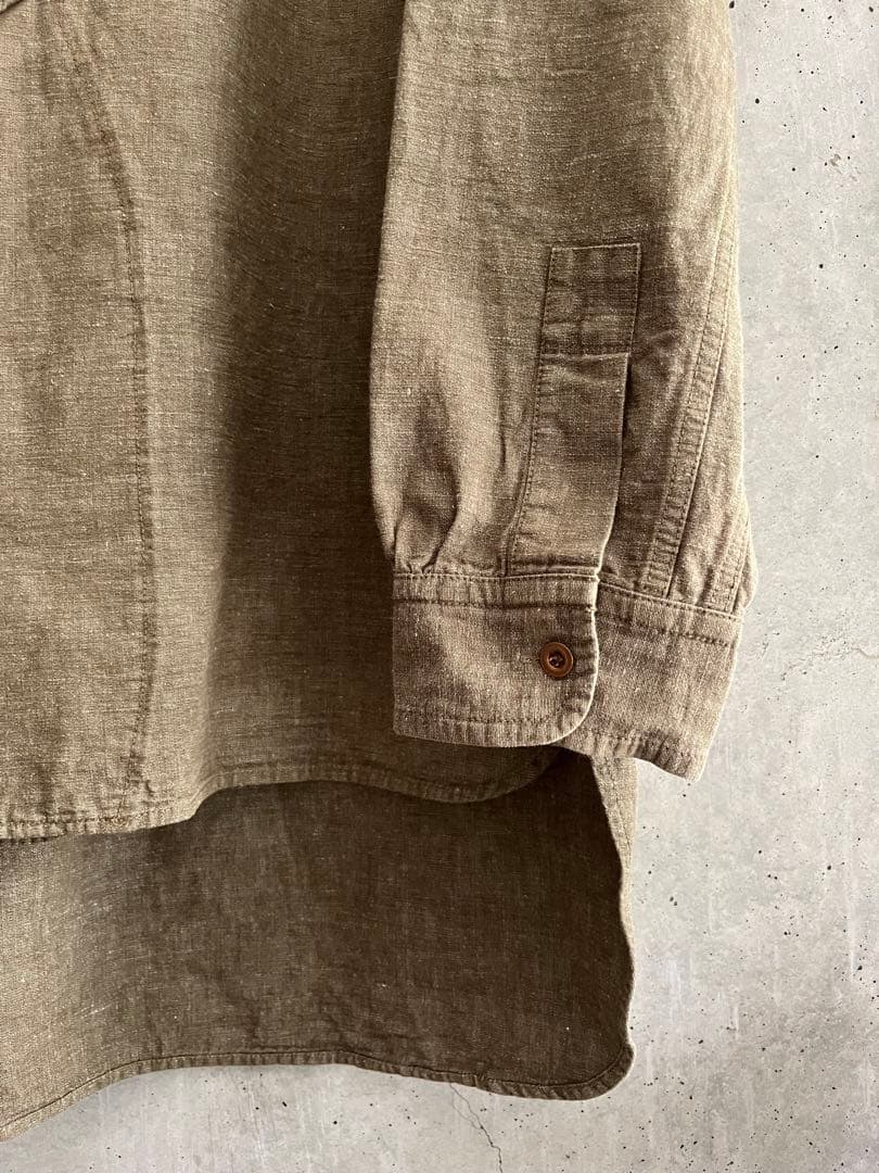 ナイジェルケーボン　フレンチアーミーシャツ