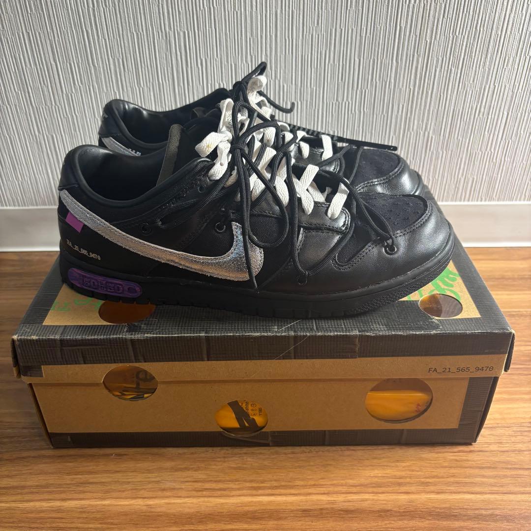 希少 off-white nike dunklow lot50of50