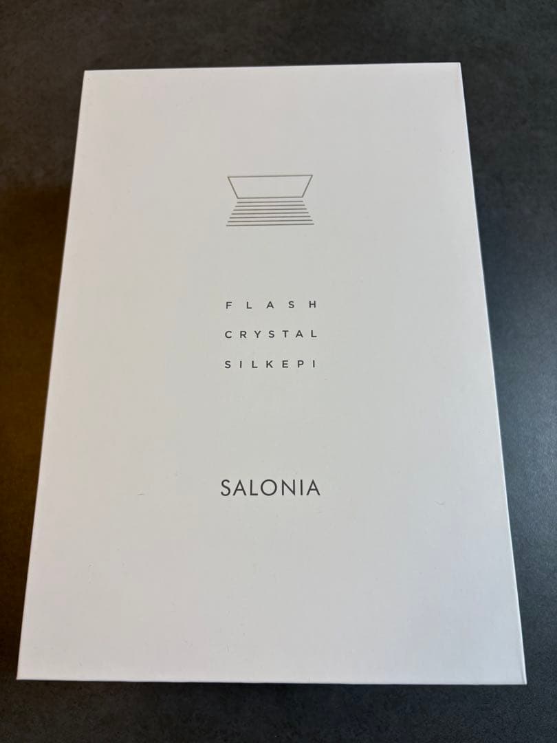 SALONIAサロニア フラッシュクリスタル シルクエピ 光美容器 家庭用脱毛器