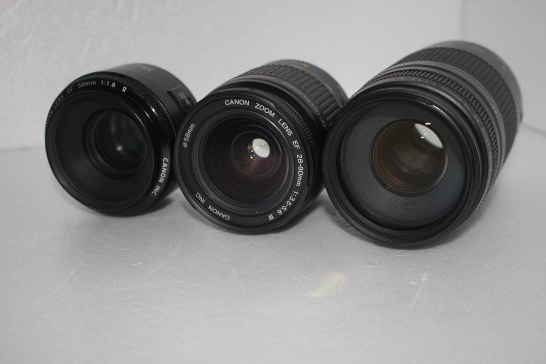 保証/動画/canon kiss x7/標準&望遠&単焦点トリプルレンズセット