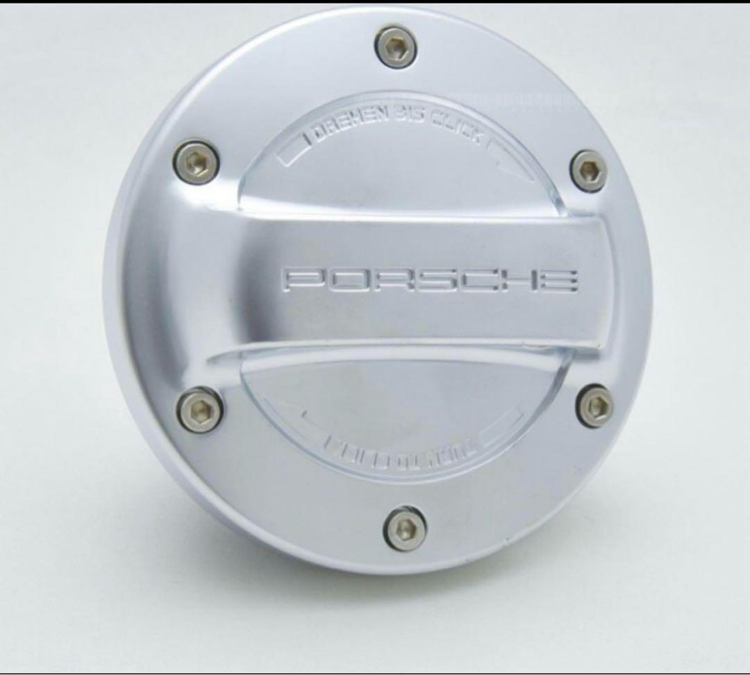 美品　純正Porsche ポルシェ フューエルキャップアルミルック 燃料キャップ