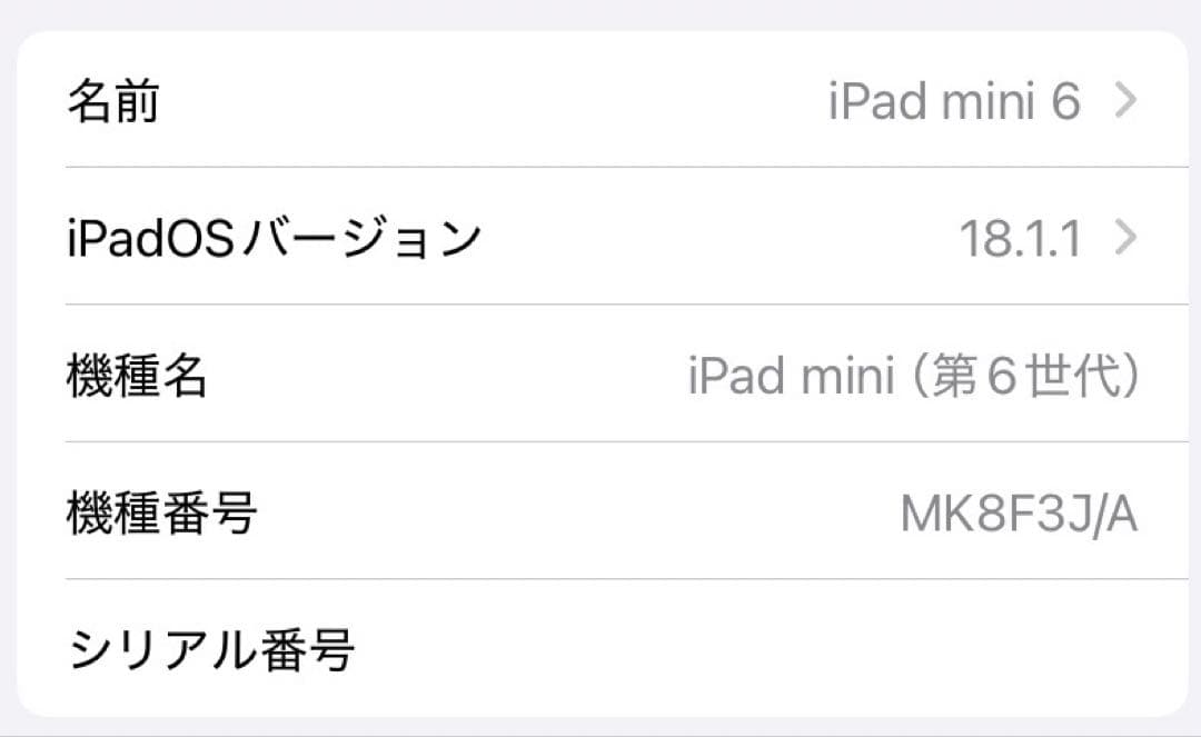 変色あり iPad mini6 Wifi+Cellular 256GB