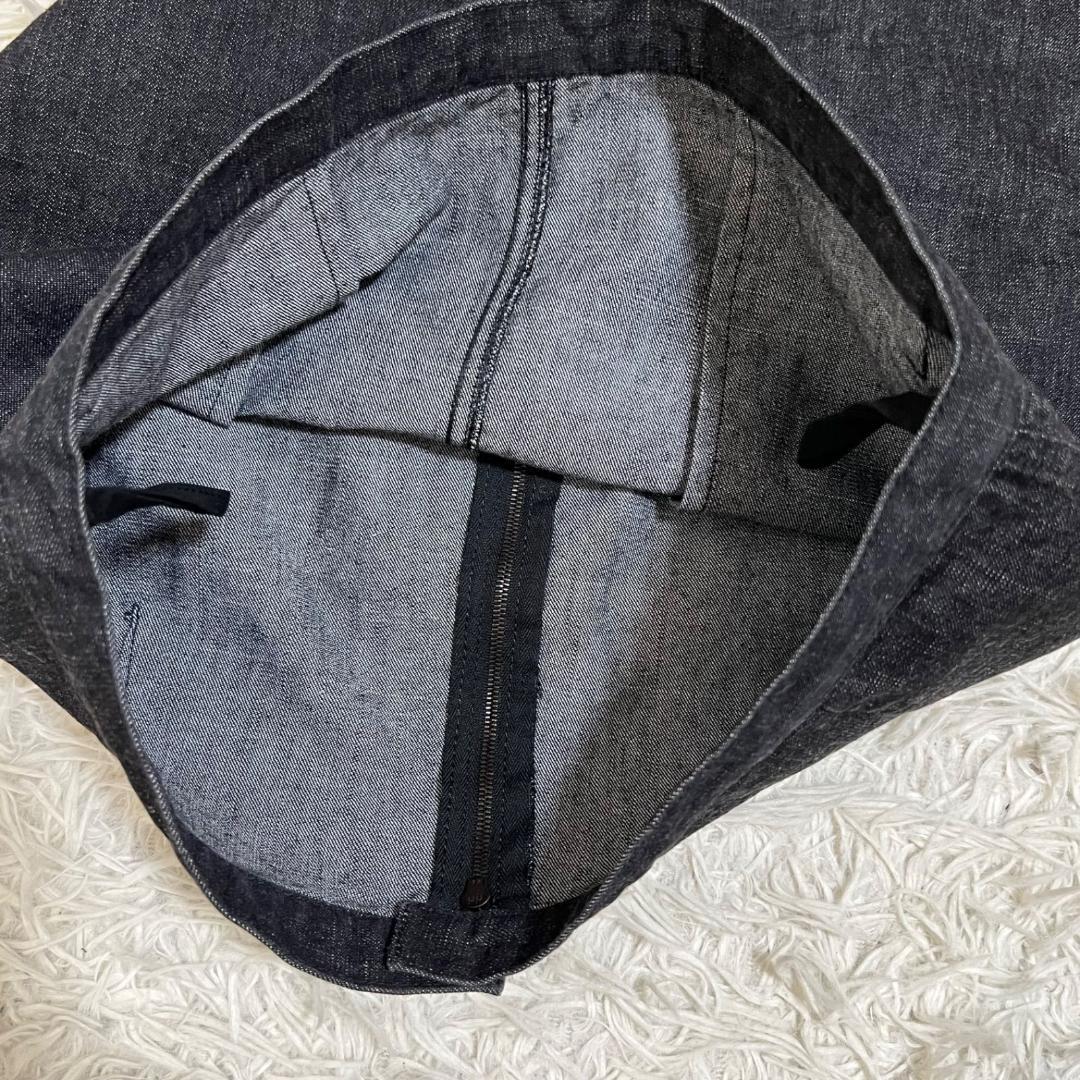 希少✨CHANEL 03A ココマークボタン カシミヤ混 切替 デニムスカート