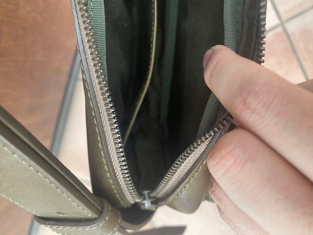 土屋鞄　ビークルスモールフラップショルダー ヴィンテージオリーブ　レザーバッグ