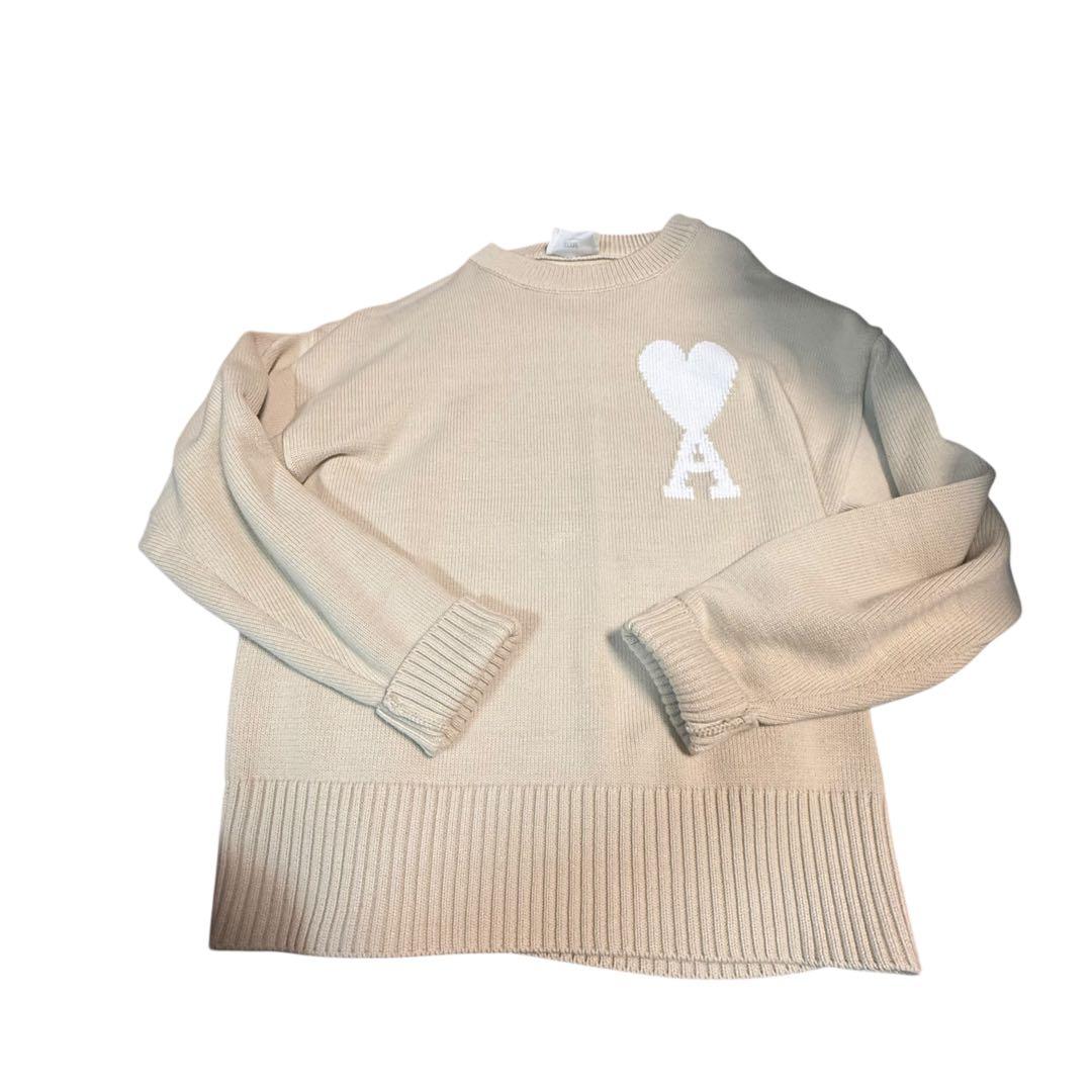 ami paris アミパリ ニット ベージュ　Lサイズ