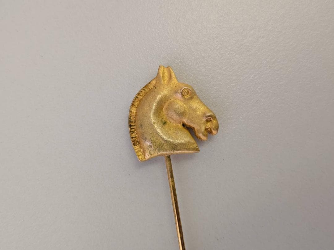 エルメス HERMES ブローチ ホース ホースピンブローチ レディース