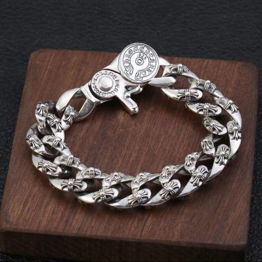 【3本おまとめ】ブレスレット　アクセサリー　クロスブレスレット　メンズ　高見え