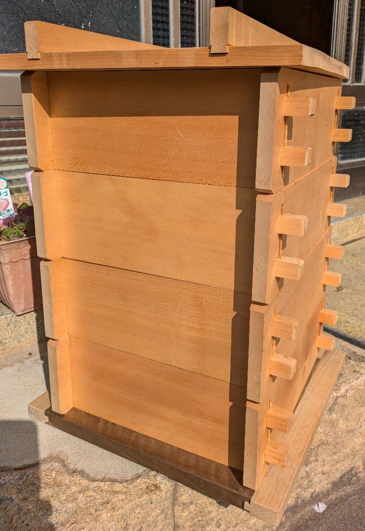 和製 桧角セイロ4段セット