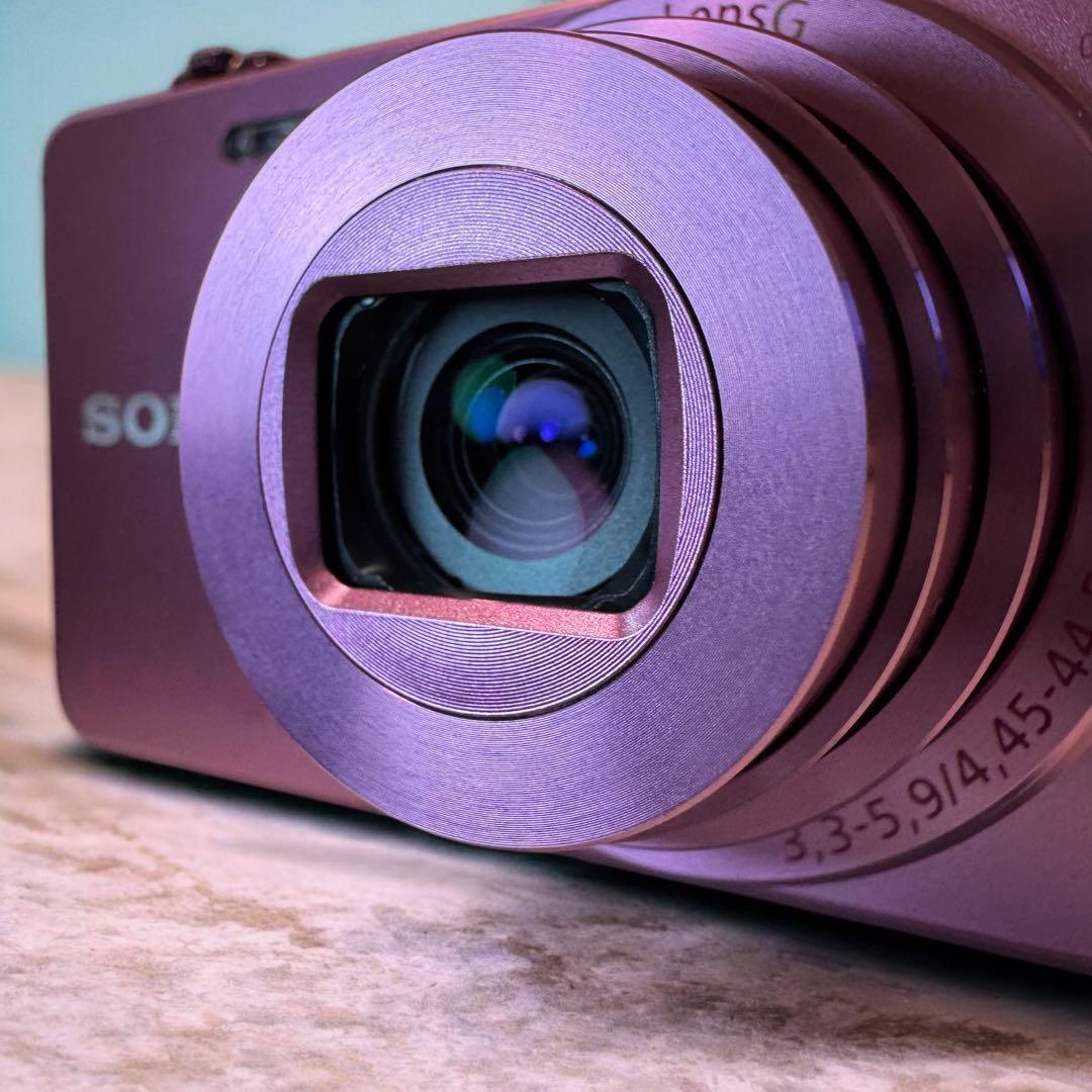美品☆SONY Cyber-shot WX220 コンパクトデジカメ ピンク