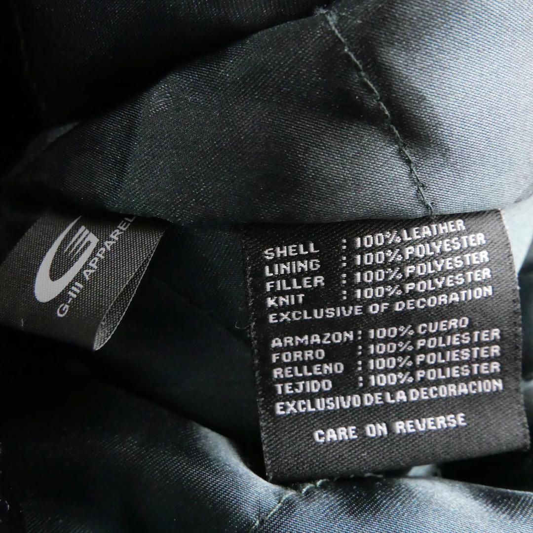 NFL グリーンベイ パッカーズ 本革 レザージャケット 革ジャン 刺繍 L 緑