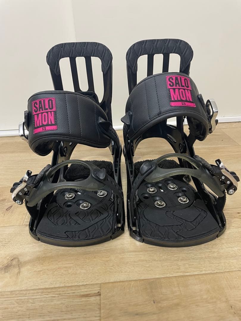SALOMON RHYTHM スノーボードビンディング ブラック/ピンク