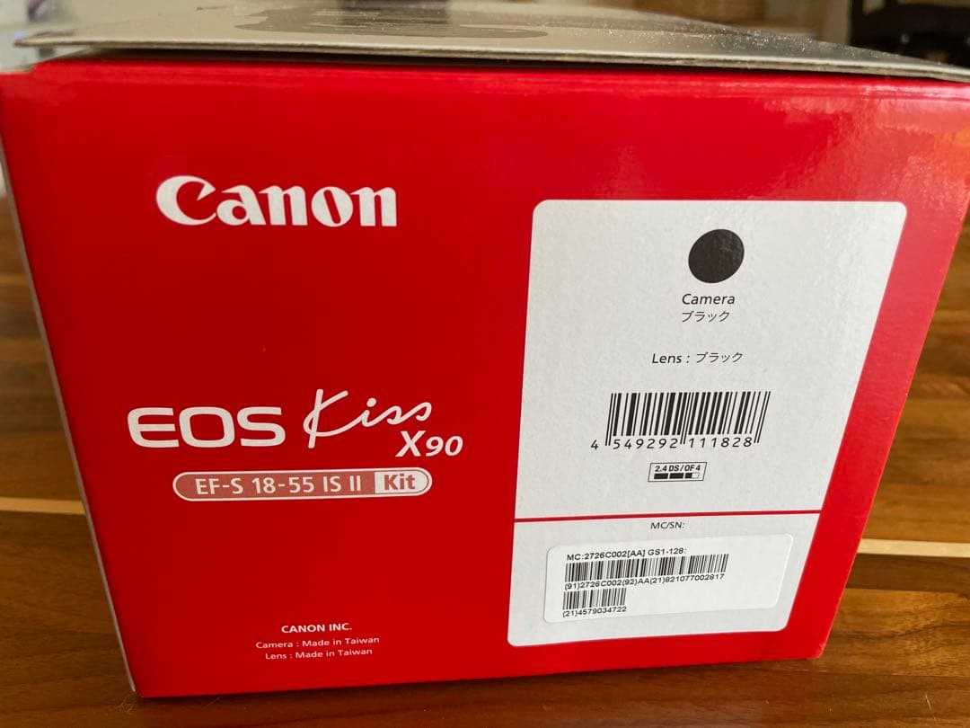 【新品】Canon EOS Kiss X90 一眼レフカメラ 本体＋付属品セット