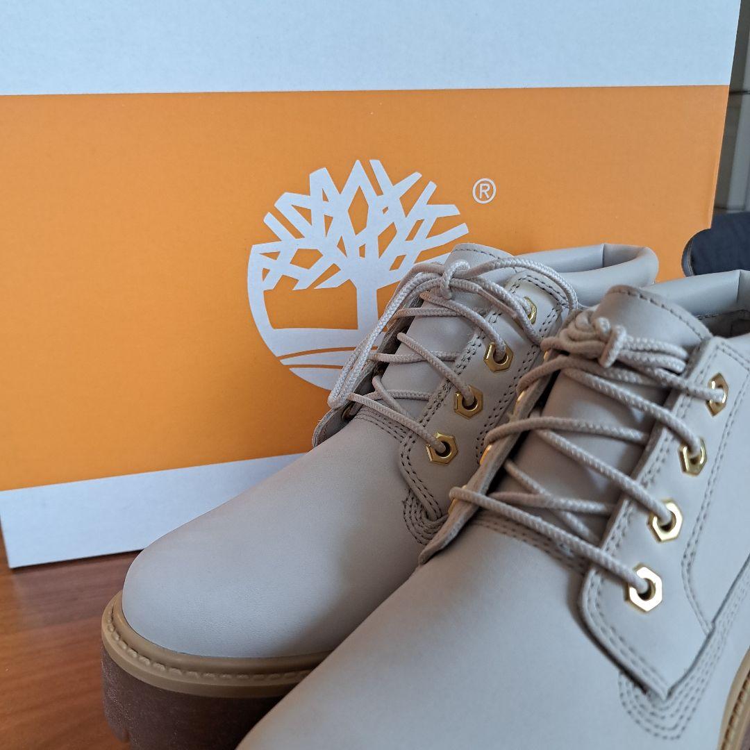 Timberland ホワイト ハイカットワークブーツ