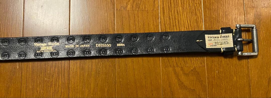 ヴィンテージワークス　スタッズベルト　DH5550サイズ33