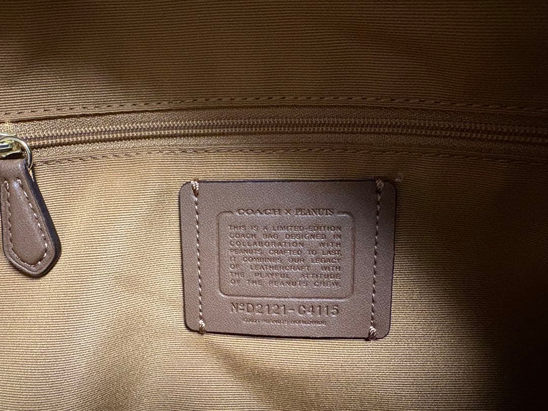 COACH スヌーピー コラボ リュック
