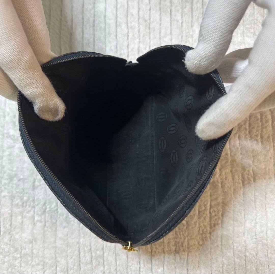 【希少】CARTIER（カルティエ ） レザー マストドゥ ポーチ