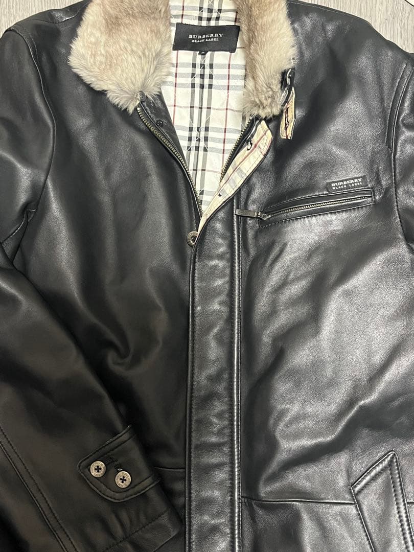 希少！BURBERRY レザージャケット