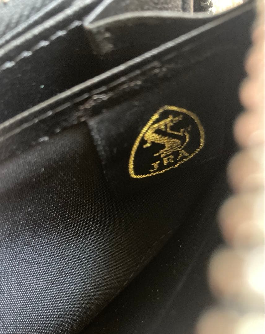 JRA認定 クロコダイル一枚革 ポロサス 長財布 ブラック