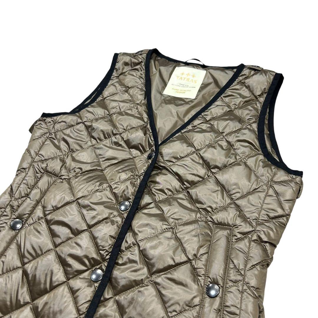 美品 TATRAS インナーダウンベスト レディースS