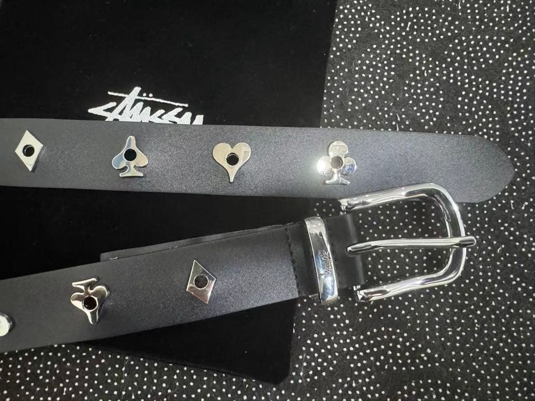 小物 STUSSY  SUIT DRESS BELT BLACK S