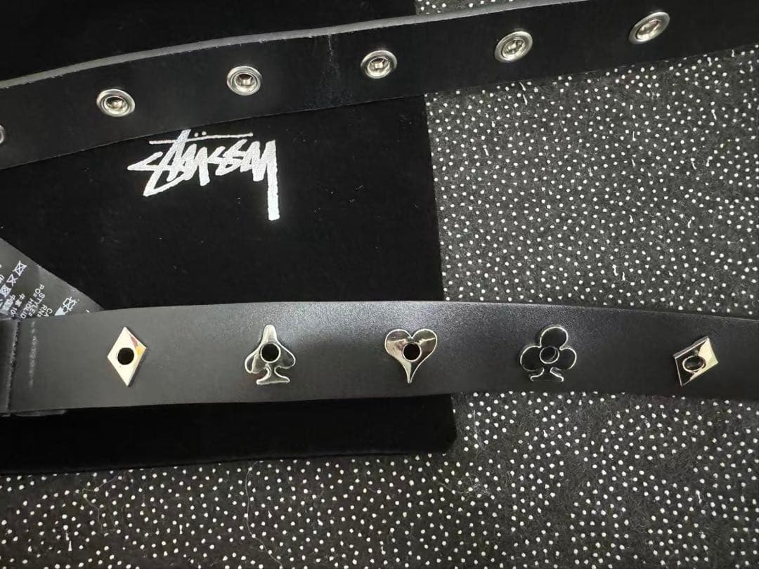小物 STUSSY  SUIT DRESS BELT BLACK S