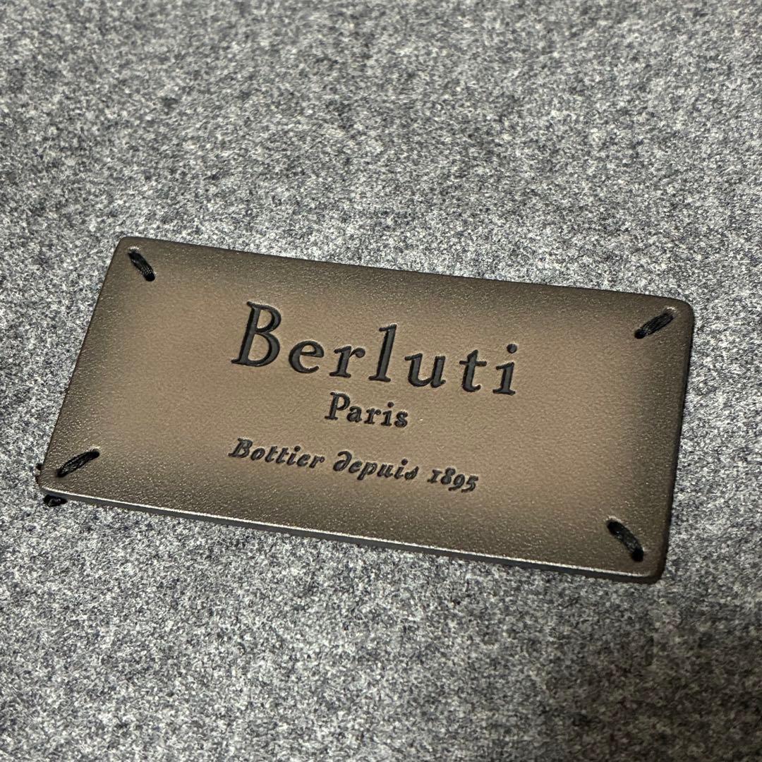 Berluti スペシャルオーダー限定 レザータグ 特注 保存袋 シューズケース