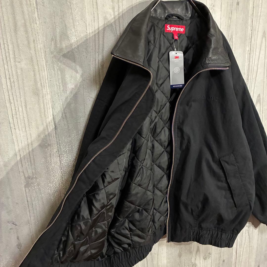 【入手困難】シュプリーム　レザーカラー ユーティリティジャケット　L