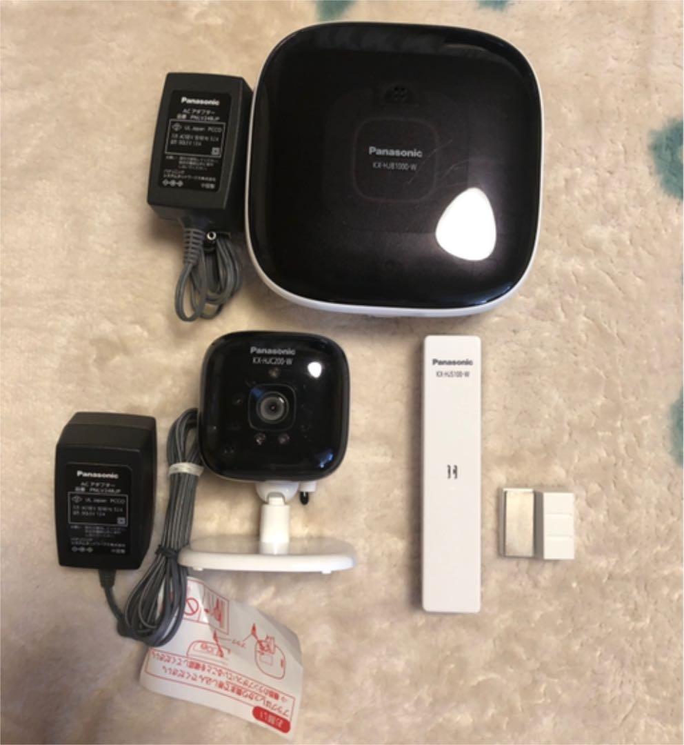 Panasonic ホームユニット 屋内カメラ 開閉センサー 3点セット